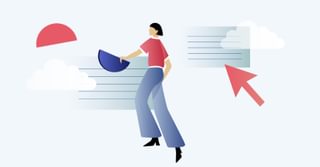 Illustration of a person walking