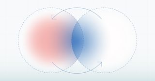 Decorative illustration of circles