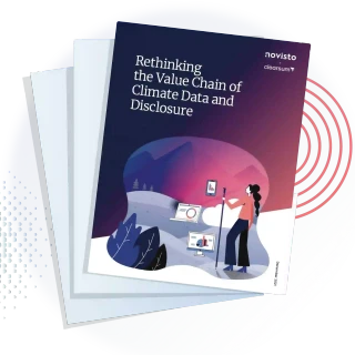 Rethinking the Value Chain of CLimate Data and Disclosure Whitepaper Cover