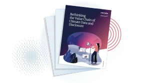 Rethinking the Value Chain of CLimate Data and Disclosure Whitepaper Cover